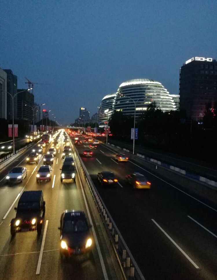 Beijing por la noche - Wangjing
