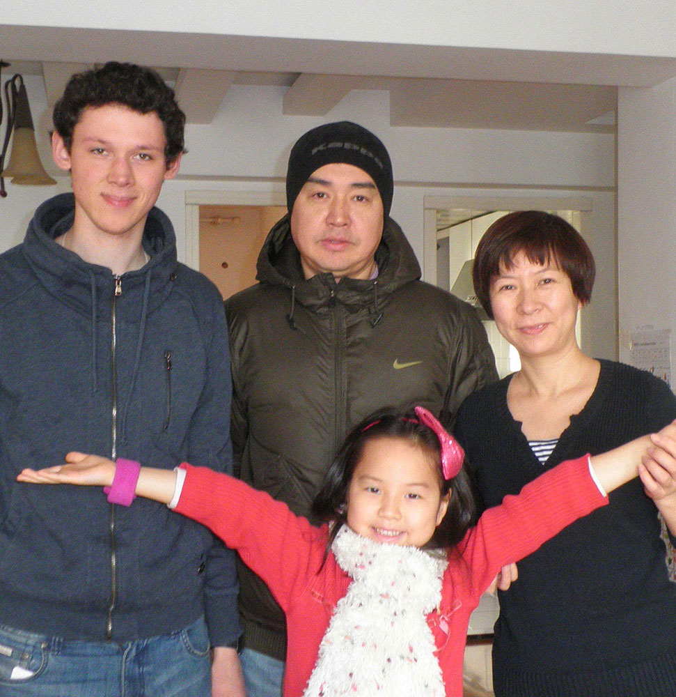Una familia anfitriona de Pekín