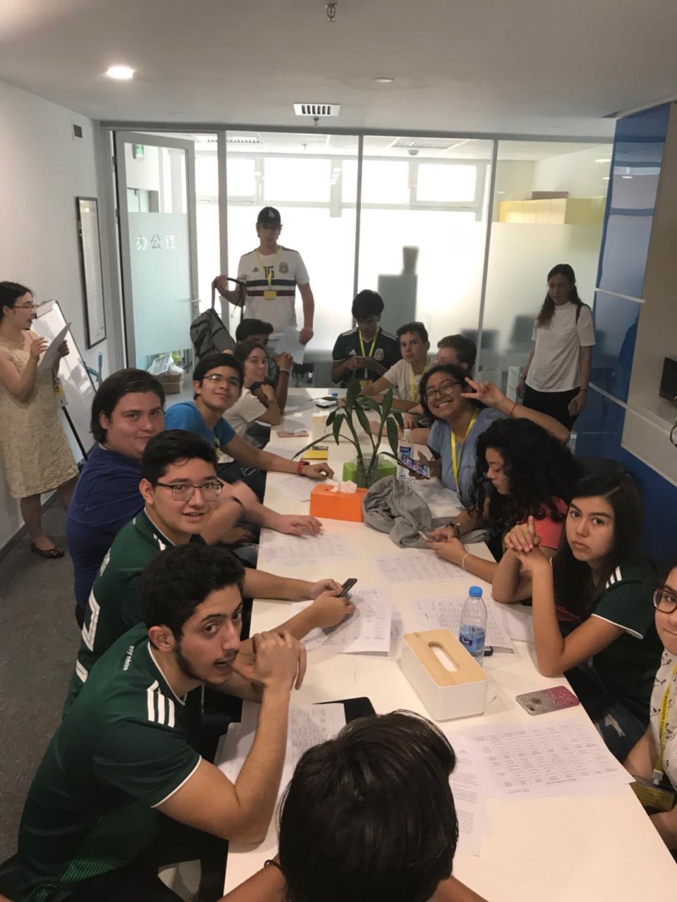 Estudiantes Mexicanos en el Campamento de 2018